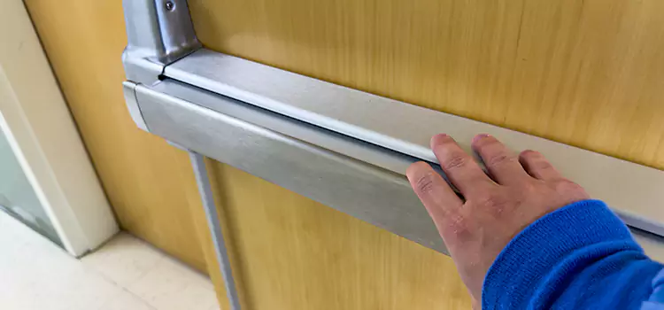 Installing a Push Bar on a Door Hendersonville